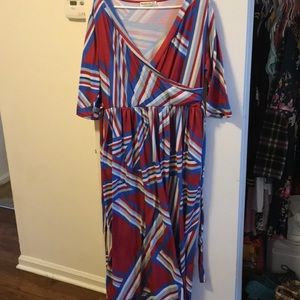 Floor length maxie dress